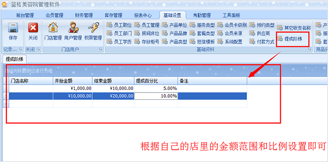 提成方案，美容院管理软件